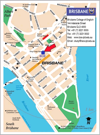 Map of Brisbane